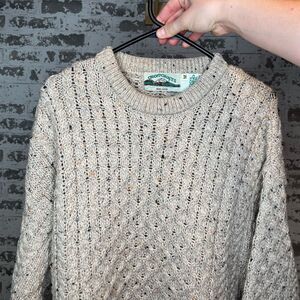 Aran crafts | mens made in Ireland merino wool sweater knitted